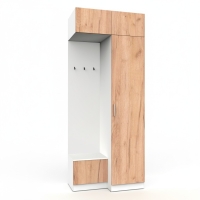 Набор мебели для прихожей "Марсель-250" МР 01-250 В2490 Ш1000 Г580 (ЛДСП Дуб крафт золотой)